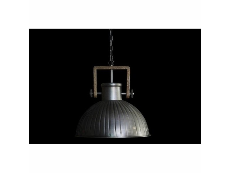 Полилей DKD Home Decor Кафяв Сребрист Желязо Дърво манго 50 W 41 x 41 x 40 cm Полилей DKD Home Decor Кафяв Сребрист Желязо Дърво манго 50 W 41 x 41 x 40 cm