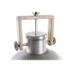 Полилей DKD Home Decor Кафяв Сребрист Желязо Дърво манго 50 W 41 x 41 x 40 cm Полилей DKD Home Decor Кафяв Сребрист Желязо Дърво манго 50 W 41 x 41 x 40 cm