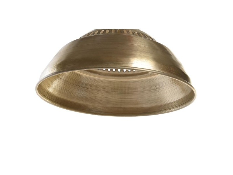 Полилей DKD Home Decor Кафяв Златен Желязо Дърво манго 50 W 43 x 43 x 31 cm