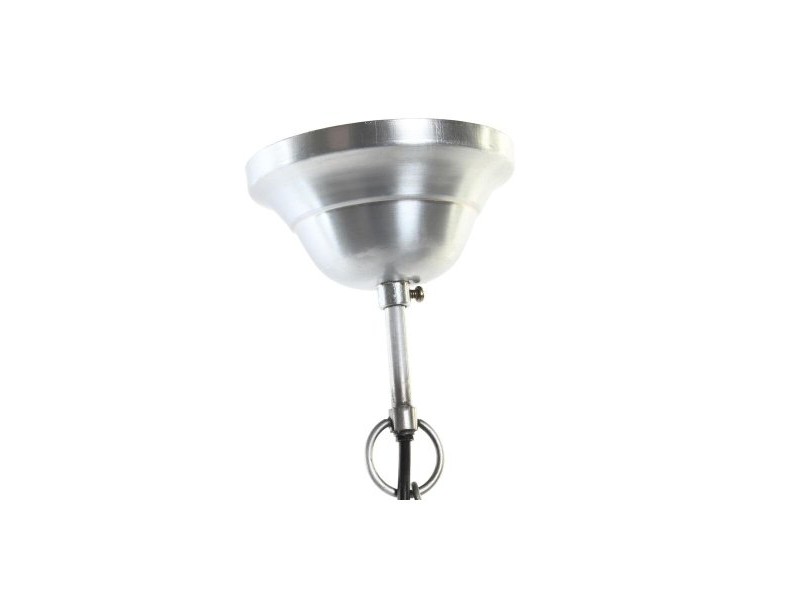 Полилей DKD Home Decor Сребрист Кафяв Желязо Дърво манго 50 W (43 x 43 x 31 cm)