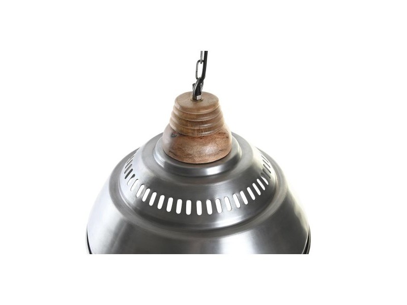 Полилей DKD Home Decor Сребрист Кафяв Желязо Дърво манго 50 W (43 x 43 x 31 cm) Полилей DKD Home Decor Сребрист Кафяв Желязо Дърво манго 50 W (43 x 43 x 31 cm)