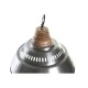 Полилей DKD Home Decor Сребрист Кафяв Желязо Дърво манго 50 W (43 x 43 x 31 cm)