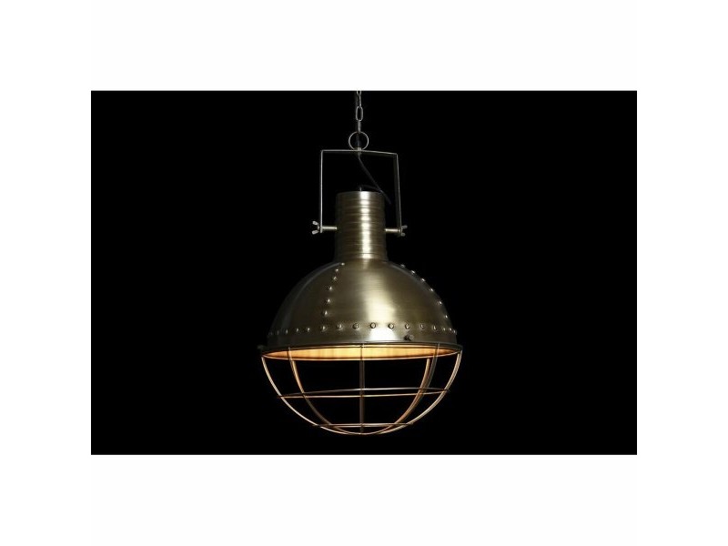 Полилей DKD Home Decor Златен 50 W (43 x 43 x 61 cm)