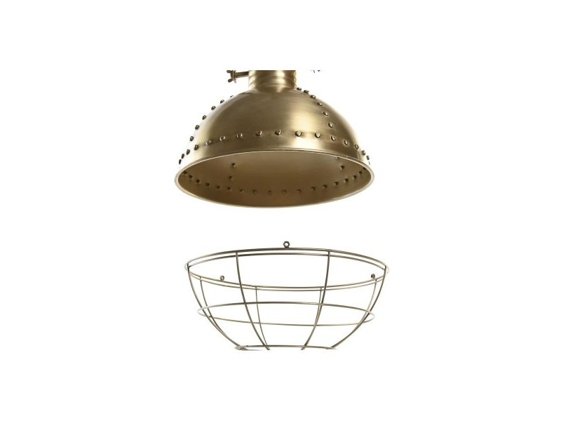 Полилей DKD Home Decor Златен 50 W (43 x 43 x 61 cm)