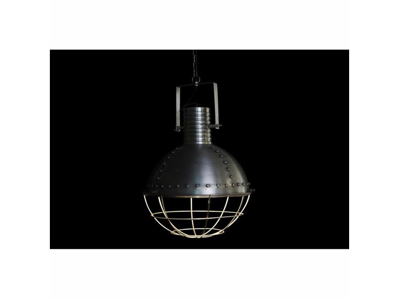 Полилей DKD Home Decor Сребрист Желязо 50 W 43 x 43 x 66 cm