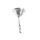 Полилей DKD Home Decor Сребрист Желязо 50 W 43 x 43 x 66 cm