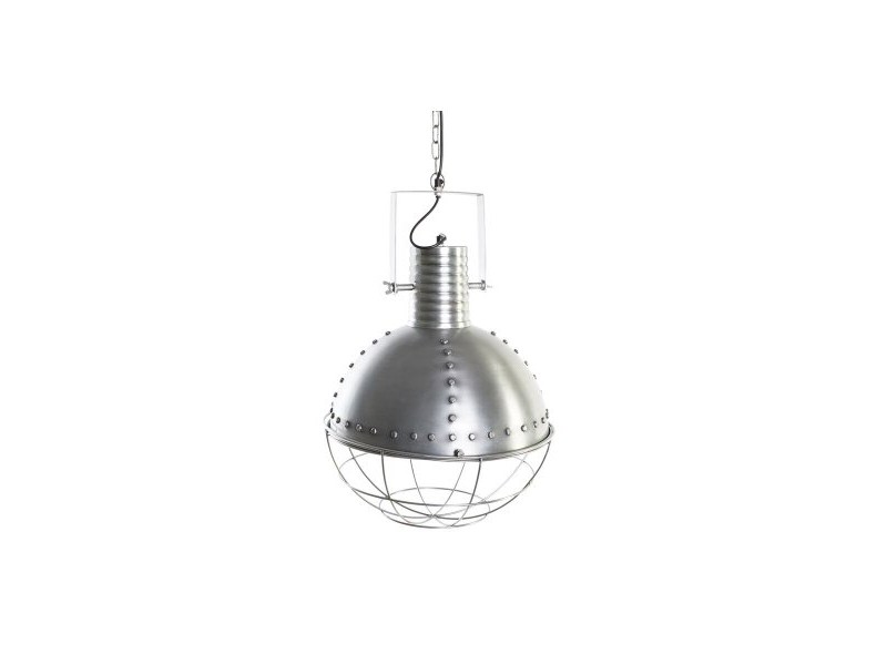 Полилей DKD Home Decor Сребрист Желязо 50 W 43 x 43 x 66 cm