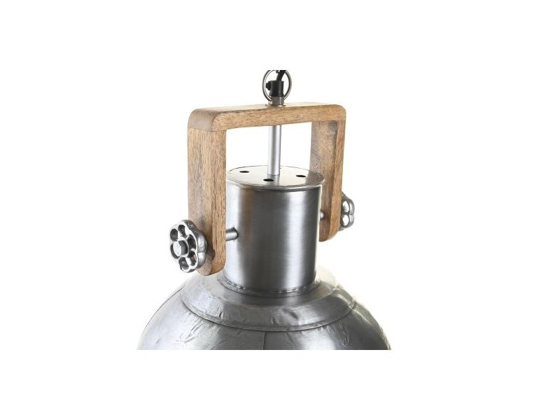 Полилей DKD Home Decor Сребрист Кафяв Сребро 50 W (31 x 31 x 44 cm)