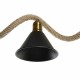 Полилей DKD Home Decor Естествен Черен Метал Въже 50 W (85 x 18 x 20 cm) Полилей DKD Home Decor Естествен Черен Метал Въже 50 W (85 x 18 x 20 cm)