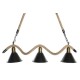 Полилей DKD Home Decor Естествен Черен Метал Въже 50 W (85 x 18 x 20 cm) Полилей DKD Home Decor Естествен Черен Метал Въже 50 W (85 x 18 x 20 cm)
