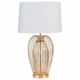 Настолна лампа DKD Home Decor Метал Бял 220 V 35 x 35 x 63 cm 50 W (2 броя)