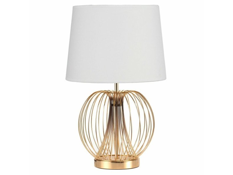 Настолна лампа DKD Home Decor 32.5 x 32.5 x 52 cm Метал Бял 220 V 50 W (2 броя)