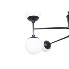 Полилей DKD Home Decor Кристал Черен (76.2 x 76.2 x 40.64 cm)