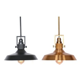 Полилей DKD Home Decor Черен Златен Метал 50 W (2 броя)