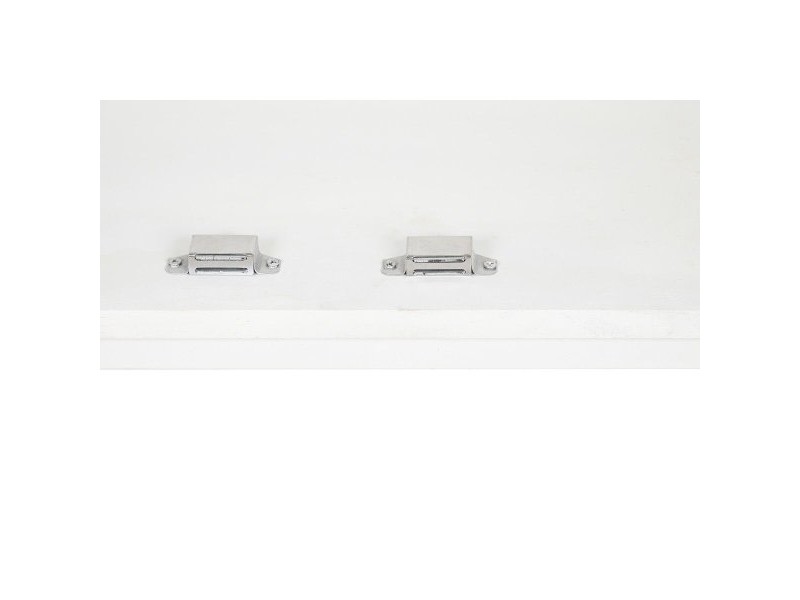 Лавица DKD Home Decor Бял Метал Дърво манго 90 x 40 x 180 cm