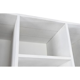 Лавица DKD Home Decor Бял Метал Дърво манго 90 x 40 x 180 cm