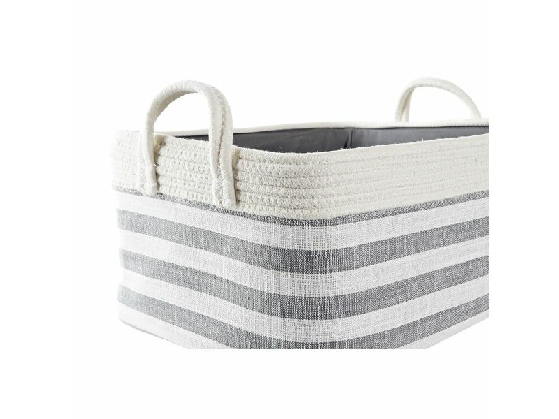 Игра на Кошници DKD Home Decor Райета 40 x 30 x 23 cm Сив