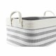 Игра на Кошници DKD Home Decor Райета 40 x 30 x 23 cm Сив