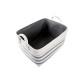 Игра на Кошници DKD Home Decor Райета 40 x 30 x 23 cm Сив
