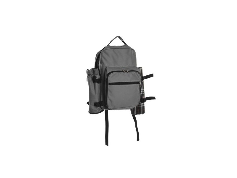 Комплект за пикник DKD Home Decor 28,5 x 20 x 39 cm Тъмно сив