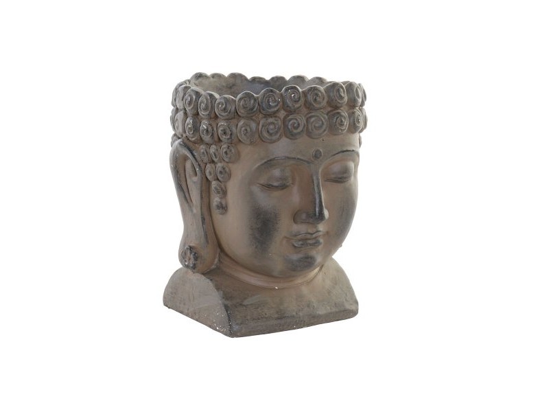 Саксия DKD Home Decor 26 x 25 x 30 cm Фибростъкло Буда