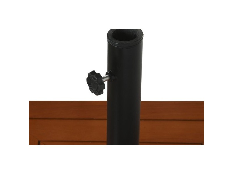 Base pour parapluie DKD Home Decor Естествен Черен Метал Гранит Бетон (48 x 48 x 39 cm)