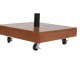 Base pour parapluie DKD Home Decor Естествен Черен Метал Гранит Бетон (48 x 48 x 39 cm)