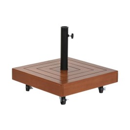 Base pour parapluie DKD Home Decor Естествен Черен Метал Гранит Бетон (48 x 48 x 39 cm)