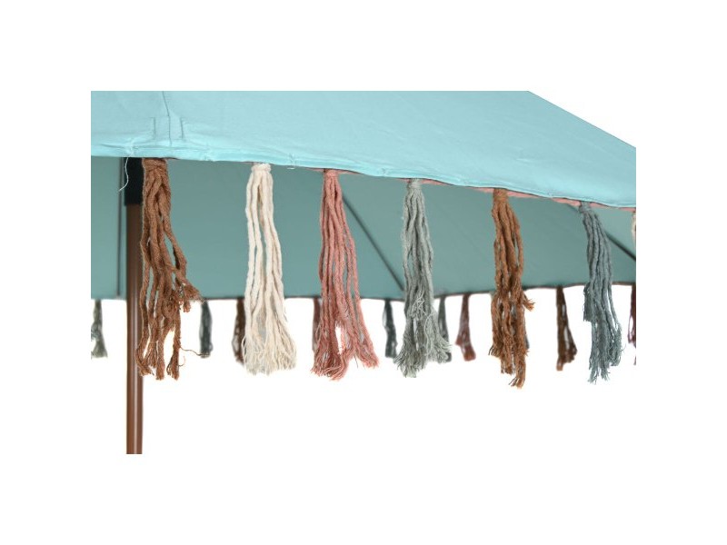 Päikesevari DKD Home Decor Стомана Алуминий Небесно синьо (180 x 180 x 190 cm)
