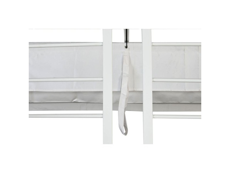 Пергола DKD Home Decor Бял 296 x 296 x 225 cm Стомана