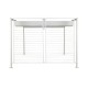 Пергола DKD Home Decor Бял 296 x 296 x 225 cm Стомана Пергола DKD Home Decor Бял 296 x 296 x 225 cm Стомана
