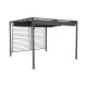 Пергола DKD Home Decor Сив 300 x 300 x 230 cm Стомана
