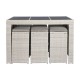 Комплект от маса с 6 стола DKD Home Decor 143 x 80 x 100 cm Комплект от маса с 6 стола DKD Home Decor 143 x 80 x 100 cm