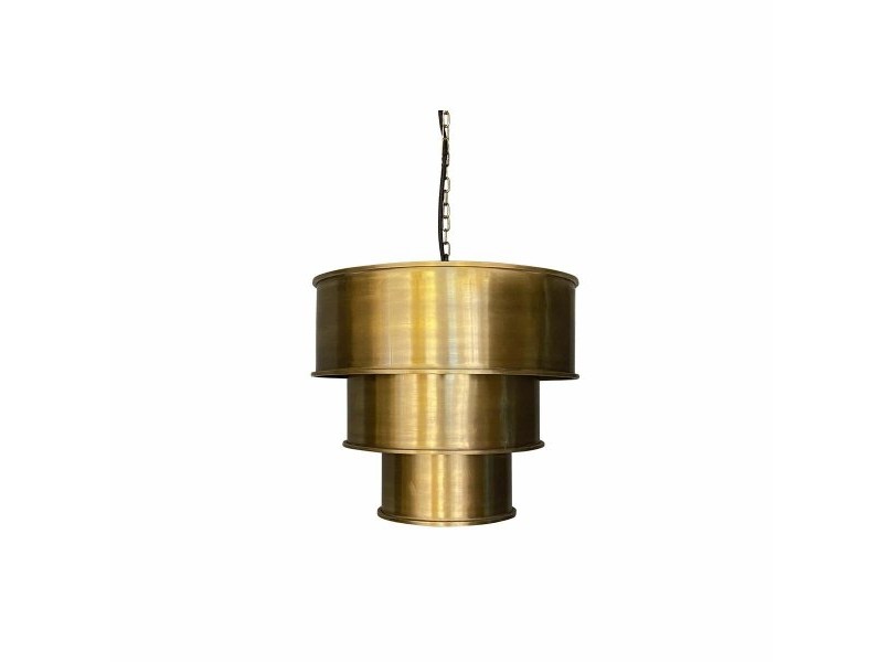 Полилей DKD Home Decor Златен Желязо (42 x 42 x 41 cm)