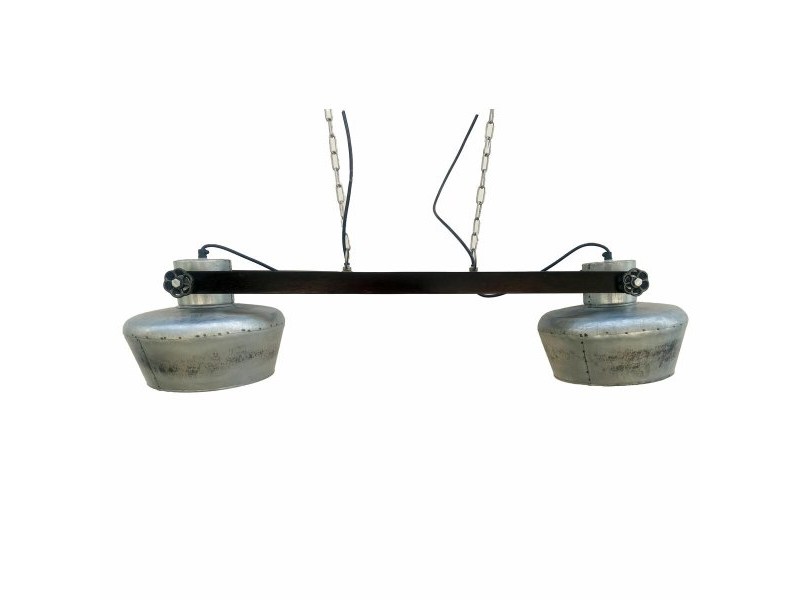 Полилей DKD Home Decor Желязо Дърво манго 50 W (104 x 25 x 28 cm)