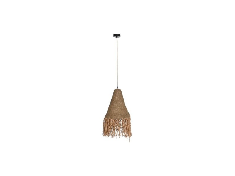 Полилей DKD Home Decor Естествен Желязо 50 W Юта (44 x 44 x 67 cm)