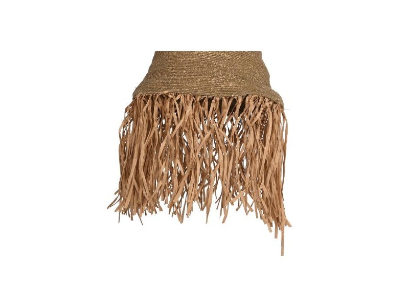 Полилей DKD Home Decor Естествен Желязо 50 W Юта (44 x 44 x 67 cm)