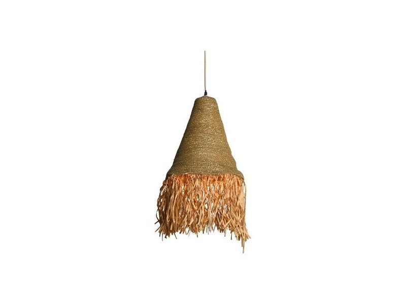 Полилей DKD Home Decor Естествен Желязо 50 W Юта (44 x 44 x 67 cm)