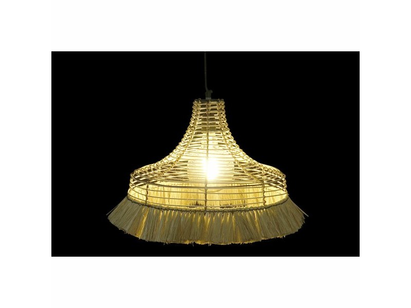 Полилей DKD Home Decor Естествен Метал 40 W Юта (45 x 45 x 36 cm)