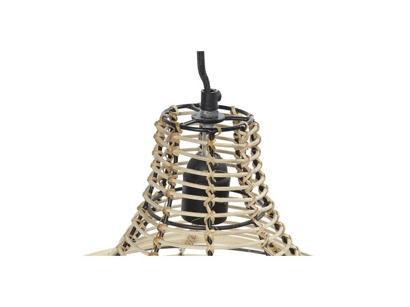 Полилей DKD Home Decor Естествен Метал 40 W Юта (45 x 45 x 36 cm)
