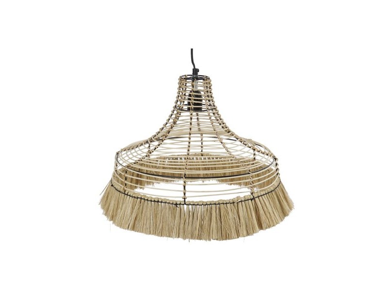 Полилей DKD Home Decor Естествен Метал 40 W Юта (45 x 45 x 36 cm)