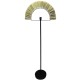 Лампион DKD Home Decor Черен Естествен Юта Желязо 50 W 220 V 56 x 26 x 152 cm Лампион DKD Home Decor Черен Естествен Юта Желязо 50 W 220 V 56 x 26 x 152 cm