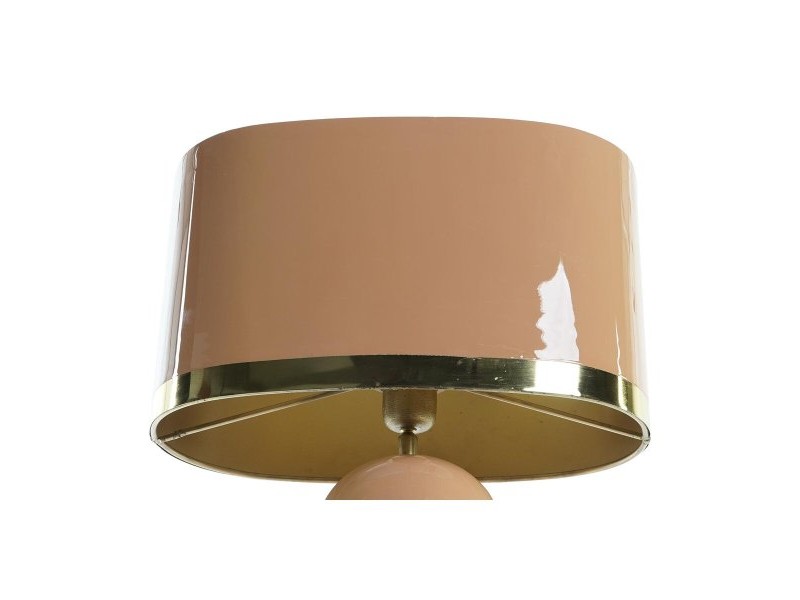 Настолна лампа DKD Home Decor Розов Златен Метал Желязо 50 W (37 x 21 x 52 cm)