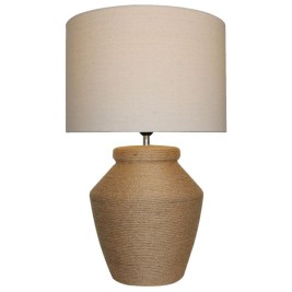 Настолна лампа DKD Home Decor Кафяв Бежов Въже Dolomite 25 W 50 W 220 V 38 x 38 x 59 cm 38 x 38 x 60 cm