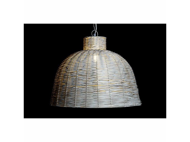 Полилей DKD Home Decor Бял Златен Желязо 50 W 51 x 51 x 38 cm