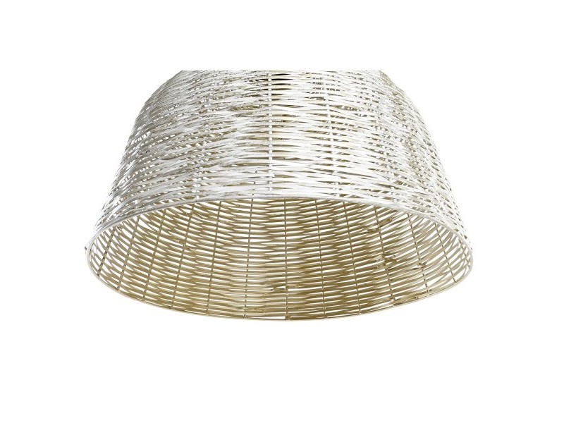 Полилей DKD Home Decor Бял Златен Желязо 50 W 51 x 51 x 38 cm