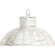 Полилей DKD Home Decor 38 x 28 x 24 cm Златен Бял Желязо 50 W