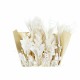 Букет DKD Home Decor Бежов Жълт Сухо цвете (10 x 5 x 18 cm) (2 броя)
