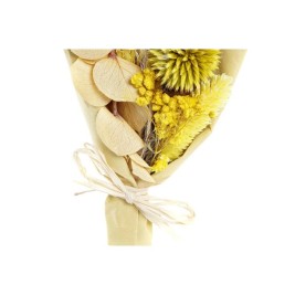 Букет DKD Home Decor Бежов Жълт Сухо цвете (10 x 5 x 18 cm) (2 броя)