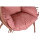 Градинско кресло DKD Home Decor 90 x 65 x 151 cm Метал теракота синтетичен ратан